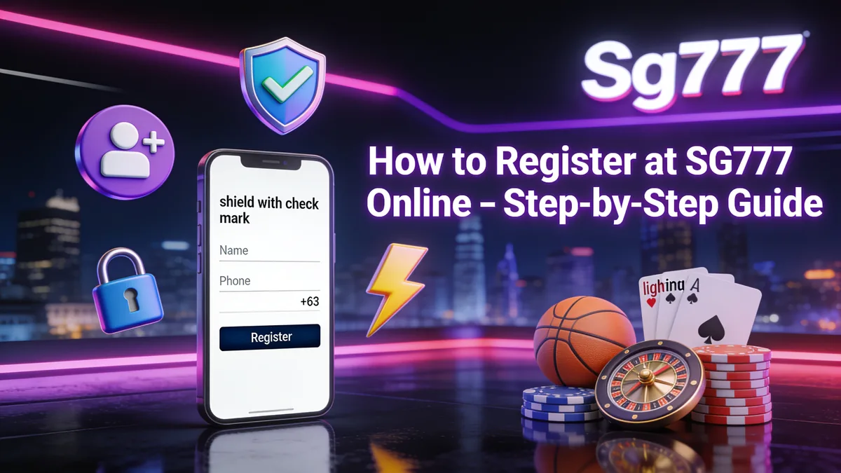 How to Register at SG777 Online – Step-by-Step Guide for players in the Philippines